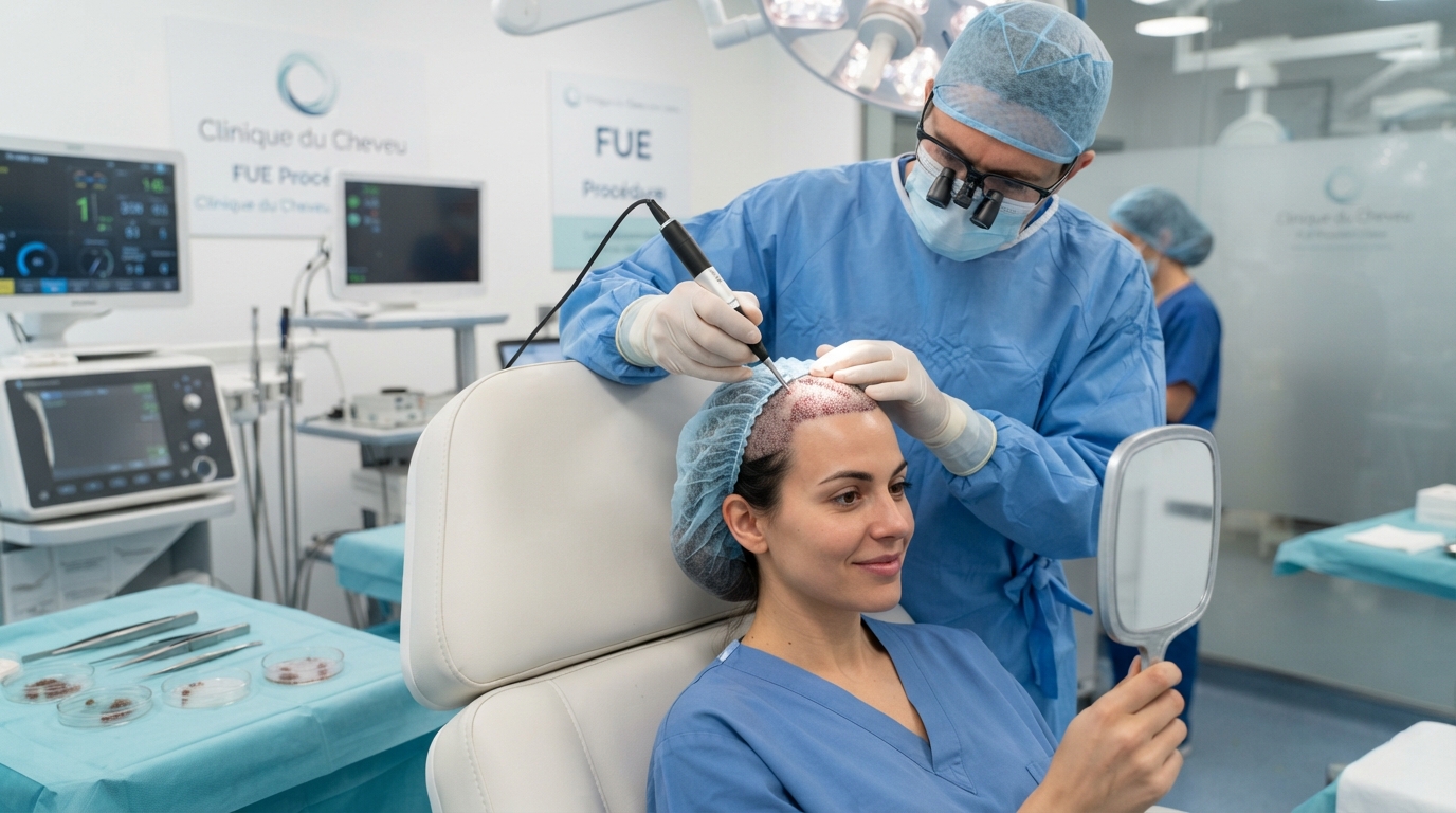 Greffe de cheveux chez la femme : causes et spécificités